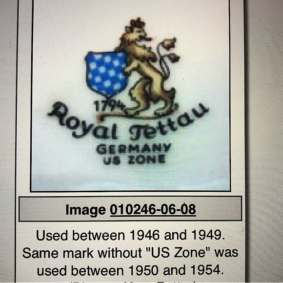 Mid Century Royal Tettau - Picture 6 of 6